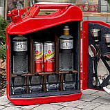 Каністра-бар 20 л, з посудом на 4 персони, подарунок шефу, начальнику, босу, фото 3