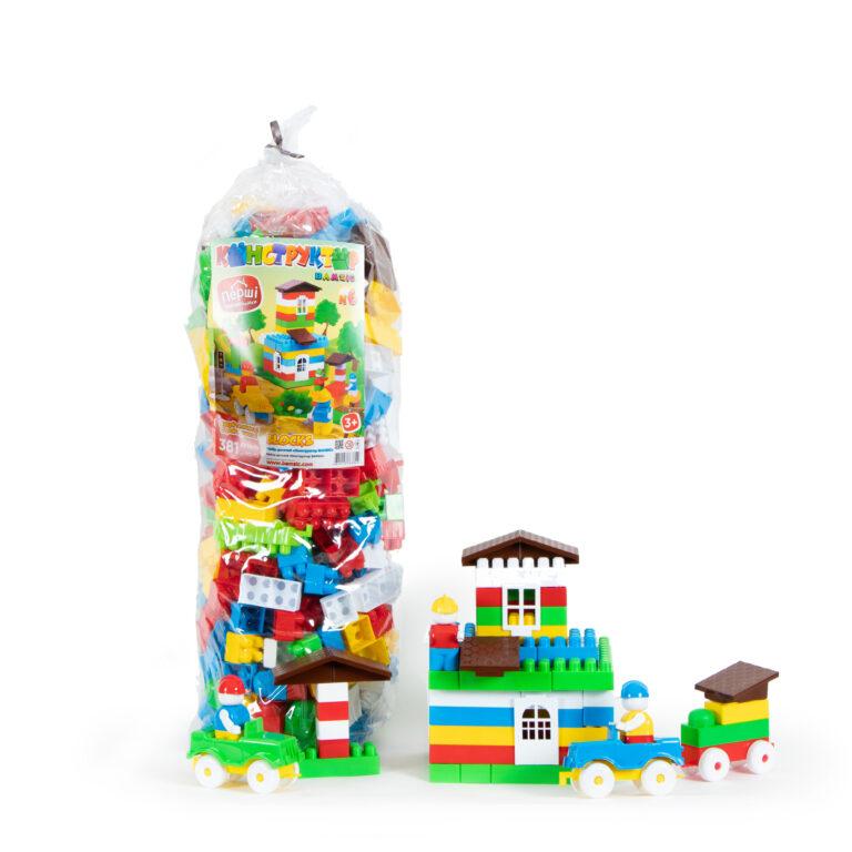 Набір дитячий "Конструктор BAMSIC №6" 115/13 "BAMSIC" 381 деталь, фото 1