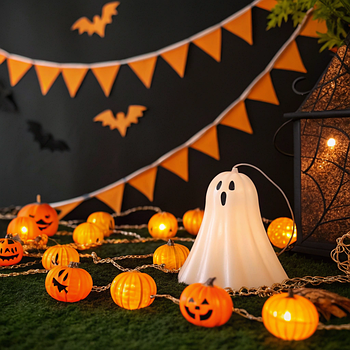 Ліхтарики, гірлянди led Декор на Хелловін