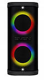 Bluetooth колонка SVEN PS-930 Black — 150 Вт, підсвітка, TWS, караоке, FM, фото 4