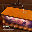Нічник-панорама "Астронавт. Час мріяти", лаковане дерево (LED, Акумулятор, USB Type-C), фото 3