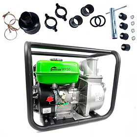 Мотопомпа з 4-тактним двигуном 5.5 к.с BARRACUDA WP30 мотопомпа 4 тактна для перекачування води