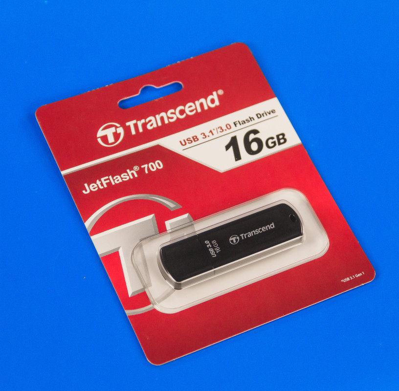 USB-флешка 16 GB JetFlash 700 Transcend (TS16GJF700) для комп'ютера