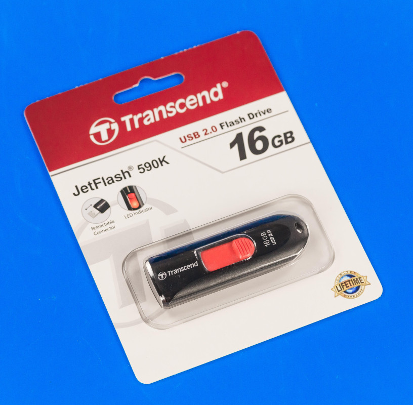 USB флеш накопитель Transcend 16Gb JetFlash 590 (TS16GUSB590)