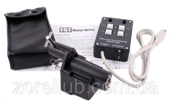 Мотор Celestron EQ2/EQ3 Electric Tracker — електропривод на одну вісь, що стежить мотор для екваторіальної монтир, фото 1