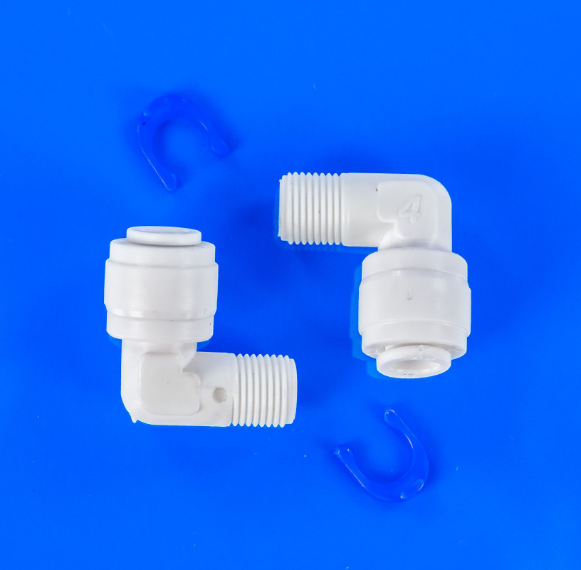 Куточок для фільтра зі зворотним клапаном 1/8" під трубку 1/4" QCBV-4