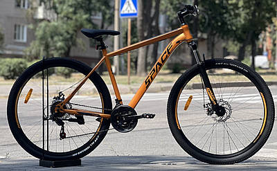 Велосипед гірський спортивний 29" ST Space Mars DD FR 20 рама на зріст 178-185 см помаранчево-чорний
