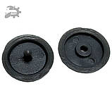 Обмежувач кліпса фіксатор ремня безпеки сіра 100 C4 Audi 0198259 93195521, фото 2