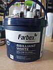 Фарба для стін та стель білосніжна акрилова Brilliant White Farbex 4.2 кг, фото 3