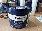 Фарба для стін та стель білосніжна акрилова Brilliant White Farbex 4.2 кг, фото 5