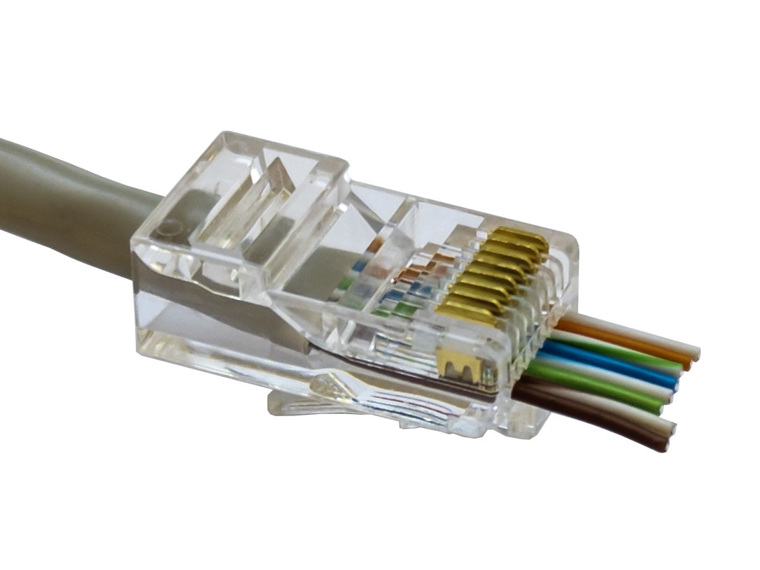 Роз'єм RJ-45 SEVEN P-736 упаковка 100 штук, фото 1