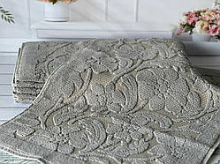 Рушники для ніг 6 штук в упаковці 50 на 70 см щільність 650 Туреччина сіро бежеві