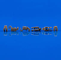 Комплект кріплень для нижнього кошика посудомийної машини Bosch Siemens 611472