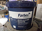 Фарба для стін та стель білосніжна акрилова Brilliant White Farbex 7 кг, фото 5