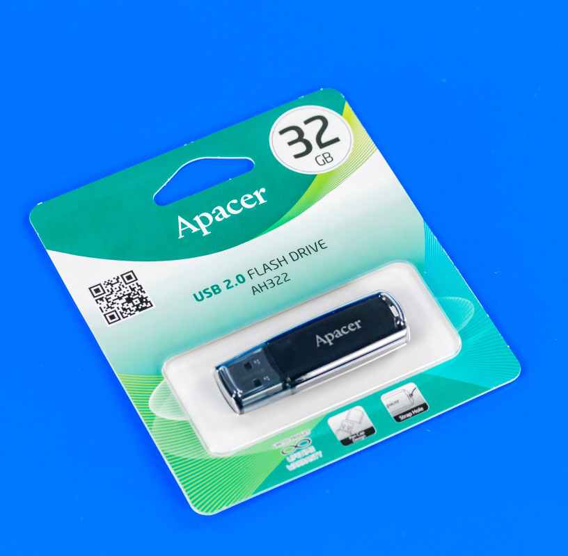 USB-флешнакопичувач Apacer 32 GB AH322 USB 2.0 для комп'ютера
