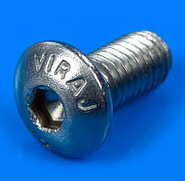 Гвинт М5х10мм із неіржавкої сталі з напівкруглою облямівкою