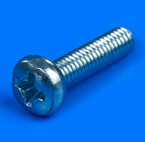 Гвинт оцинкований М4х16 з напівкруглим капелюшком DIN 7985