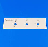 Скляна панель керування для плити ЗАПОРІЖАНКА 494x138 мм