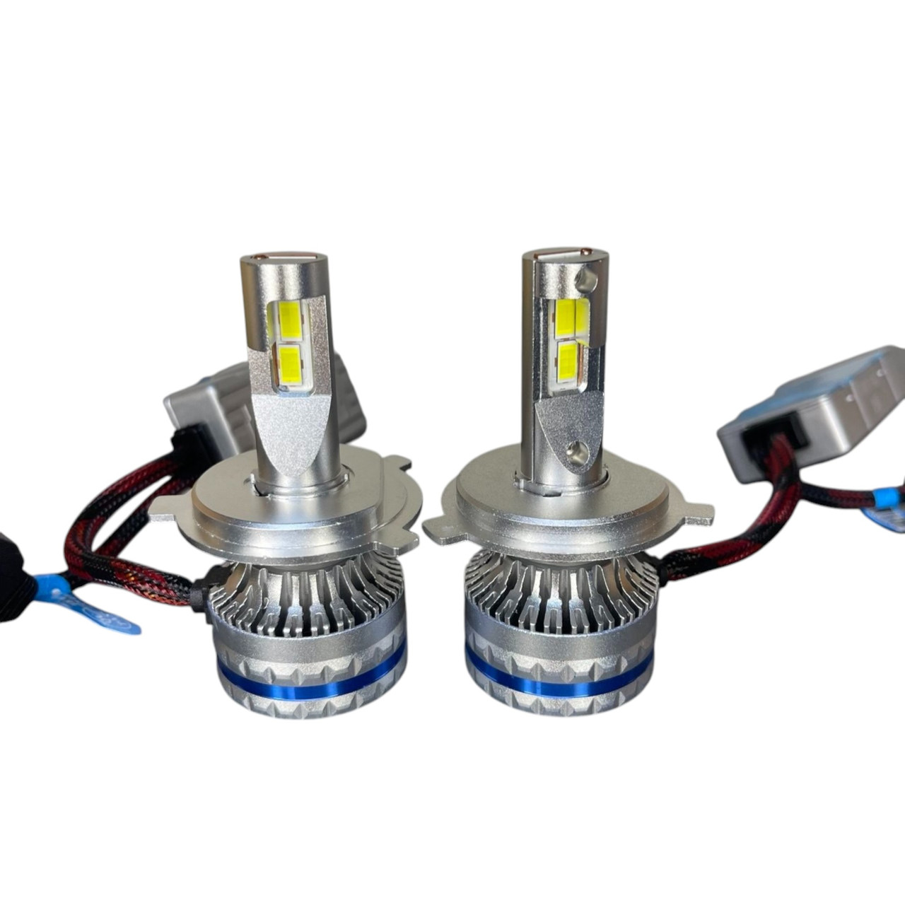 LED автомобільні лампи TBS Design T19 H4 45W 9000Lm 6500K CANbus (2 шт), фото 1