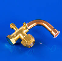 Кутовий сервісний кран 3/4" для кондиціонера