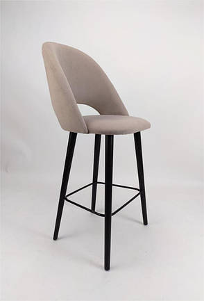 Барний стілець MALTA LIGHT на дерев'яних ніжках, фото 2