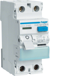 ПЗВ Hager 2P 6kA 63A 30mA  A   CDA263D, фото 1