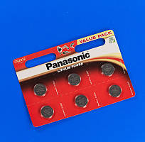 Panasonic Lithium CR 2032, 6шт (CR-2032EL/6B)