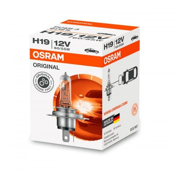 Галогенова лампа OSRAM H19 64181L 60/55W 12V PY26D-1 10X1, фото 1