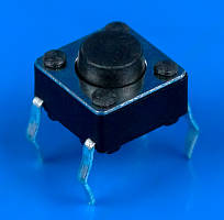 Тактова кнопка 6x6x4,3 мм для радіодеталей