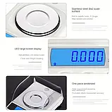 Високоточні цифрові ваги CX-50 / KL-50 50g/0.001g пінцет, гирі, тара, живлення від мережі і батарейок, Китай, фото 5