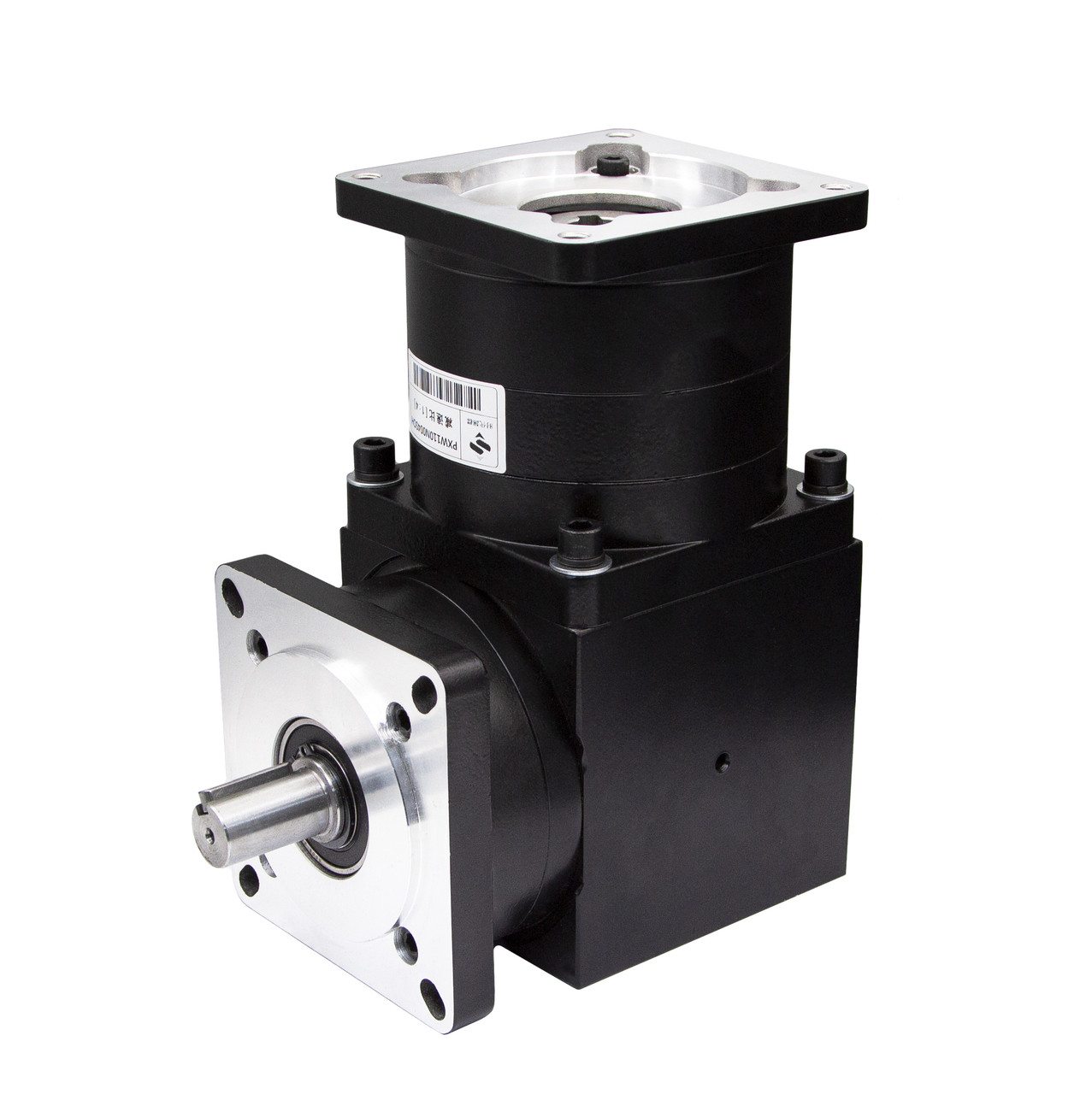 Кутовий планетарний редуктор (1:4) для крокового двигуна 110 мм