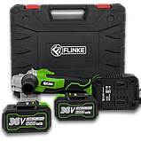 Безщіткова болгарка FLINKERTEK ФАШ 125LI BL (+2 акумулятора 36В), фото 9