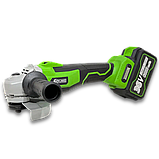 Безщіткова болгарка FLINKERTEK ФАШ 125LI BL (+2 акумулятора 36В), фото 8