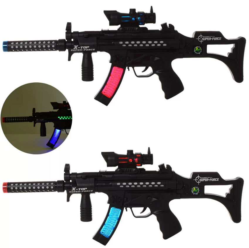 Автомат 56см,звук,світло,в кульку,18х47х5см №818-1(72), фото 1