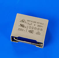 Поліпропіленовий металізований конденсатор 1,5 мкФ 280 В ±10%