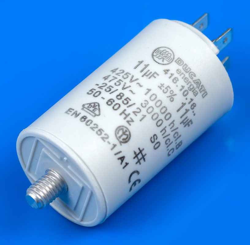 Конденсатор 11 МкФ 450 В для пральної машини DUCATI