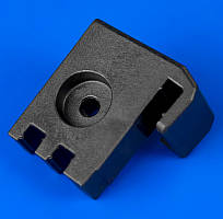 Лівий нижній кріплення скла дверцят духовки Whirlpool 481010589909