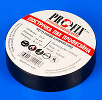 Чорна ізострічка 15 мм x 10 м, PROFIX