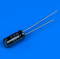 Полярний конденсатор 2,2 мкФ 100 В