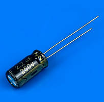 Полярний конденсатор 2,2 мф 250 В Радіодеталь