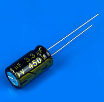 Полярний конденсатор 3, 3 мкФ 450 В для радіодеталей