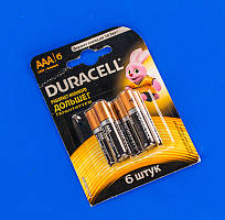 Duracell AAA (LR03) MN2400 Basic 6 шт (5000394107472 / 81483511)