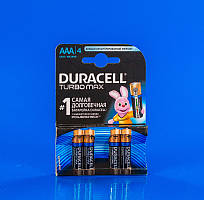 Duracell AAA (LR03) MX2400 Turbo 4 шт. — Електротовари Батарейка й акумулятор