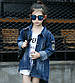 Модна джинсова куртка на дівчинку підлітка "Боом", фото 2