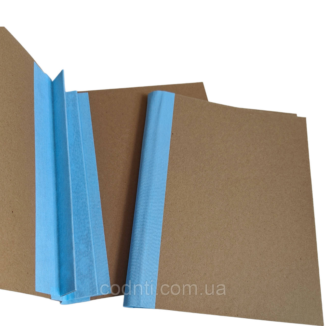 Архівна папка ЦОДНТІ 320х230мм з планками для підшивання коленкор 40 мм без титульної сторінки А4, фото 1