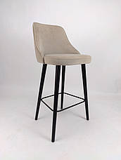 Барний стілець MARKO на дерев'яних ніжках, фото 2