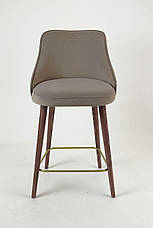 Барний стілець MARKO на дерев'яних ніжках, фото 5