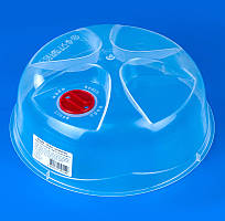 Універсальна пластикова кришка для НВЧ-печі 23 см