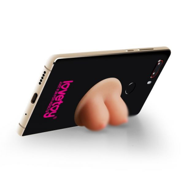 Тримач для телефона, підставка Boobie Stand Holder Lovetoy силіконова, фото 1
