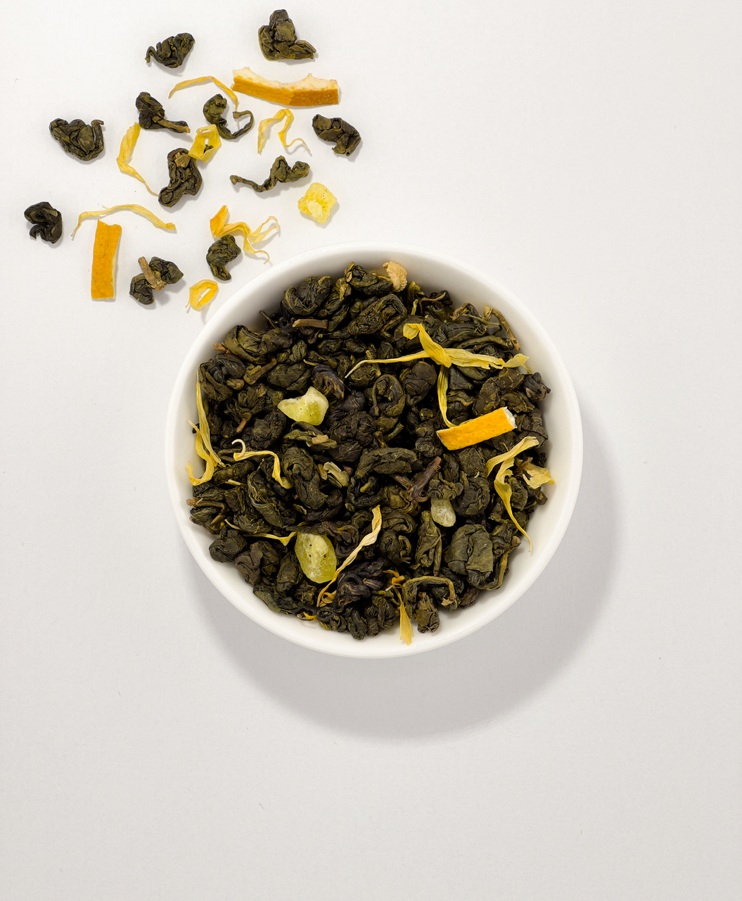 Чай зелений китайський з Лимоном ваговий 500г, фото 1